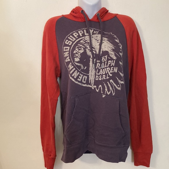 - Denim & Supply Native American Chief pullover hoodie 100 percent cotton - Picture 2 of 9